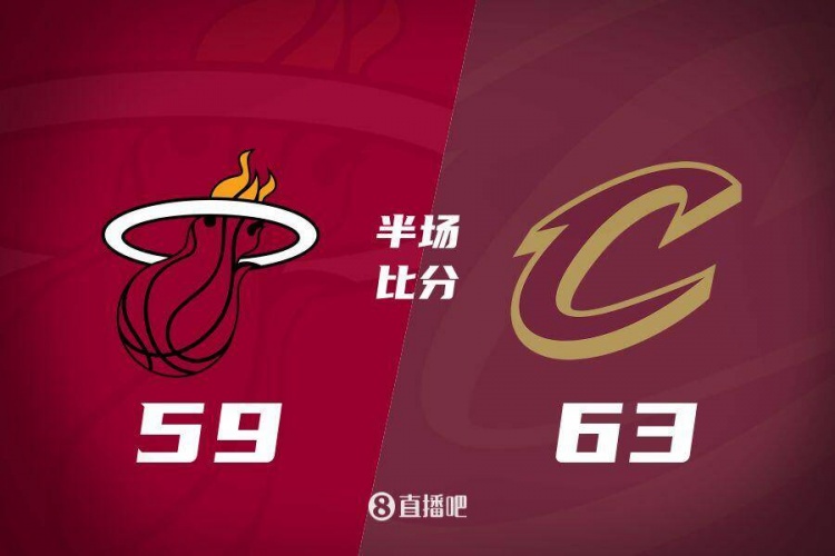 熱火發(fā)力打出13-0！半場(chǎng)落后騎士4分 阿德巴約16+5 米切爾13分